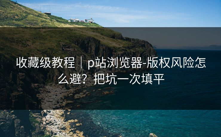 收藏级教程|p站浏览器-版权风险怎么避?把坑一次填平 收藏级教程|p站浏览器-版权风险怎么避?把坑一次填平